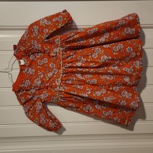 Oshkosh B'gosh Girls 3t Floral Cotton Line Ruffle Front